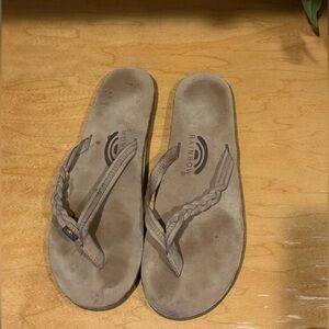 Rainbow Sandals Flirty Braidy Narrow Strap with Braid Ladies 10